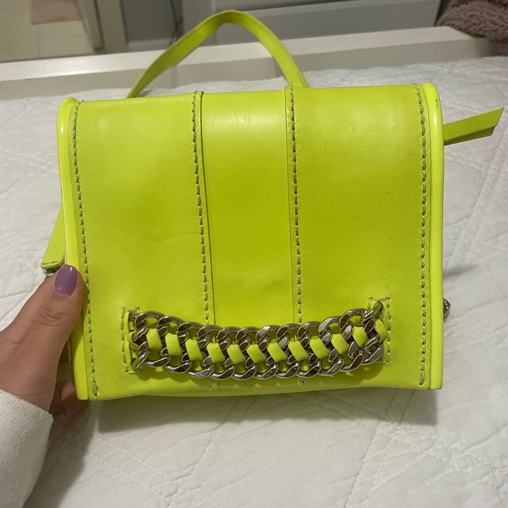 Ramy Brooke yellow crossbody bag